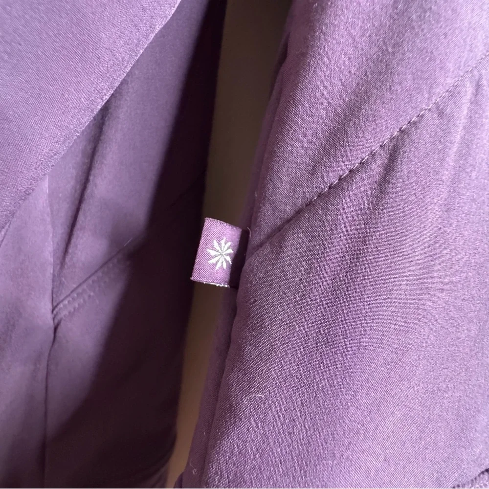 Athleta Girl Comfy Jacket- Size XL 14 Purple Lined